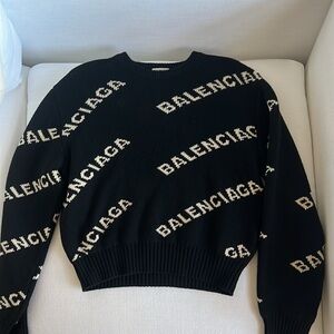 Balenciaga logo sweater women